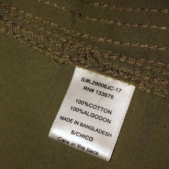 Love Tree Army Green Basic Go To Jacket Size Small - Picture 12 of 13